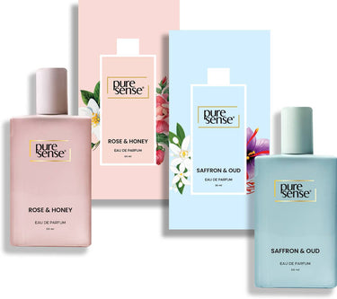 Rose and Honey EDP + Saffron and Oud EDP